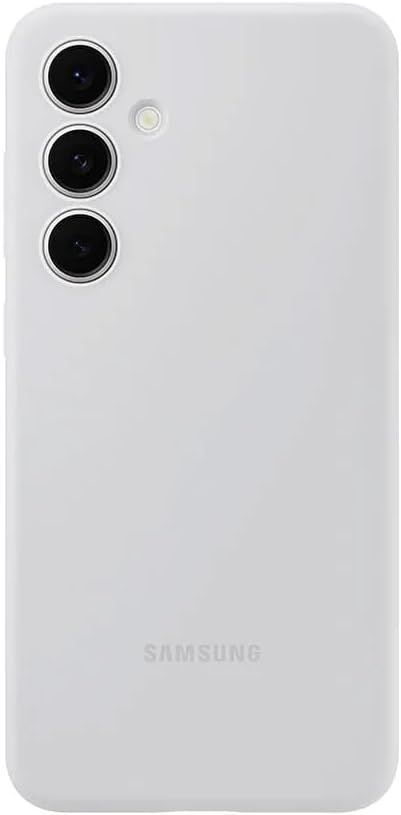 Samsung Silicone Phone Case for Samsung Galaxy S24 FE - Gray by Samsung - Refurbished - Brand New condition - US$33.48