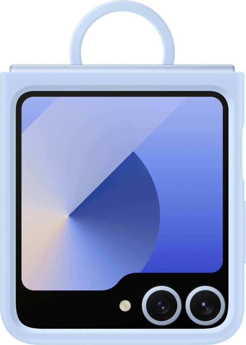 Samsung Silicone Phone Case for Samsung Galaxy Z Flip6 - Blue by Samsung - Refurbished - Brand New condition - CA$52.49