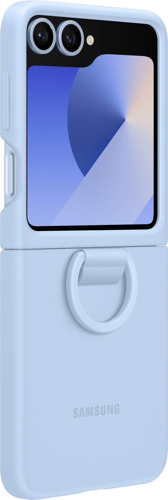 Samsung Silicone Phone Case for Samsung Galaxy Z Flip6 - Blue by Samsung - Refurbished - Brand New condition - Image 3