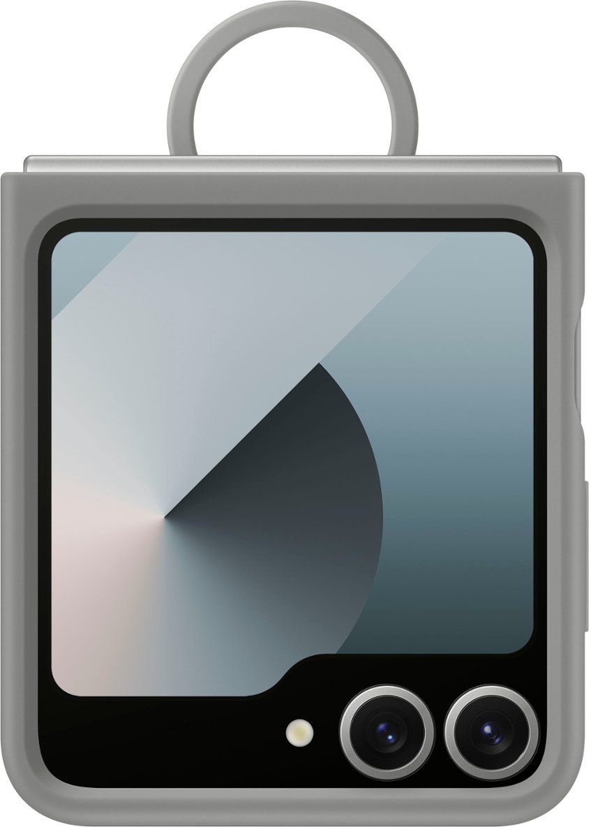 Samsung Silicone Phone Case for Samsung Galaxy Z Flip6 - Gray by Samsung - Refurbished - Brand New condition - CA$40.99