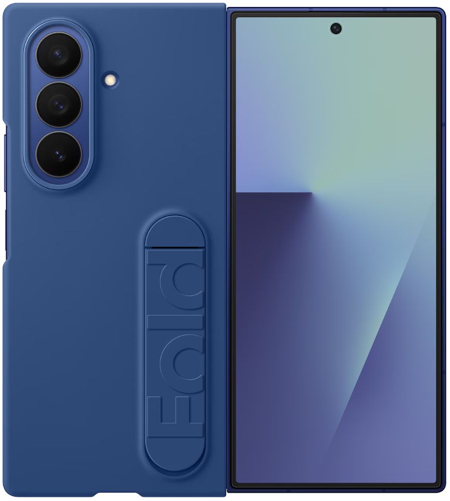 Samsung Silicone Phone Case for Samsung Galaxy Z Fold7 - Blue by Samsung - Refurbished - Brand New condition - US$59.93