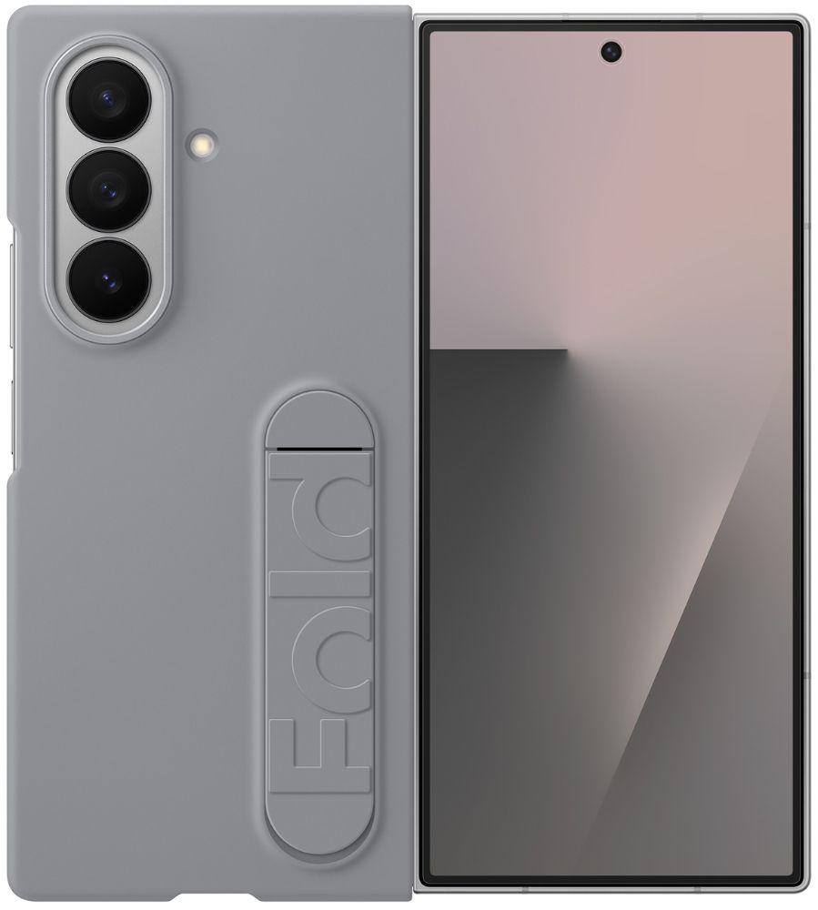 Samsung Silicone Phone Case for Samsung Galaxy Z Fold7 - Gray by Samsung - Refurbished - Premium condition - US$26.93