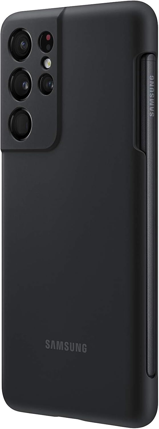 Samsung Silicone Phone Cover with S Pen for Samsung Galaxy S21 Ultra 5G - Black by Samsung - Image 2