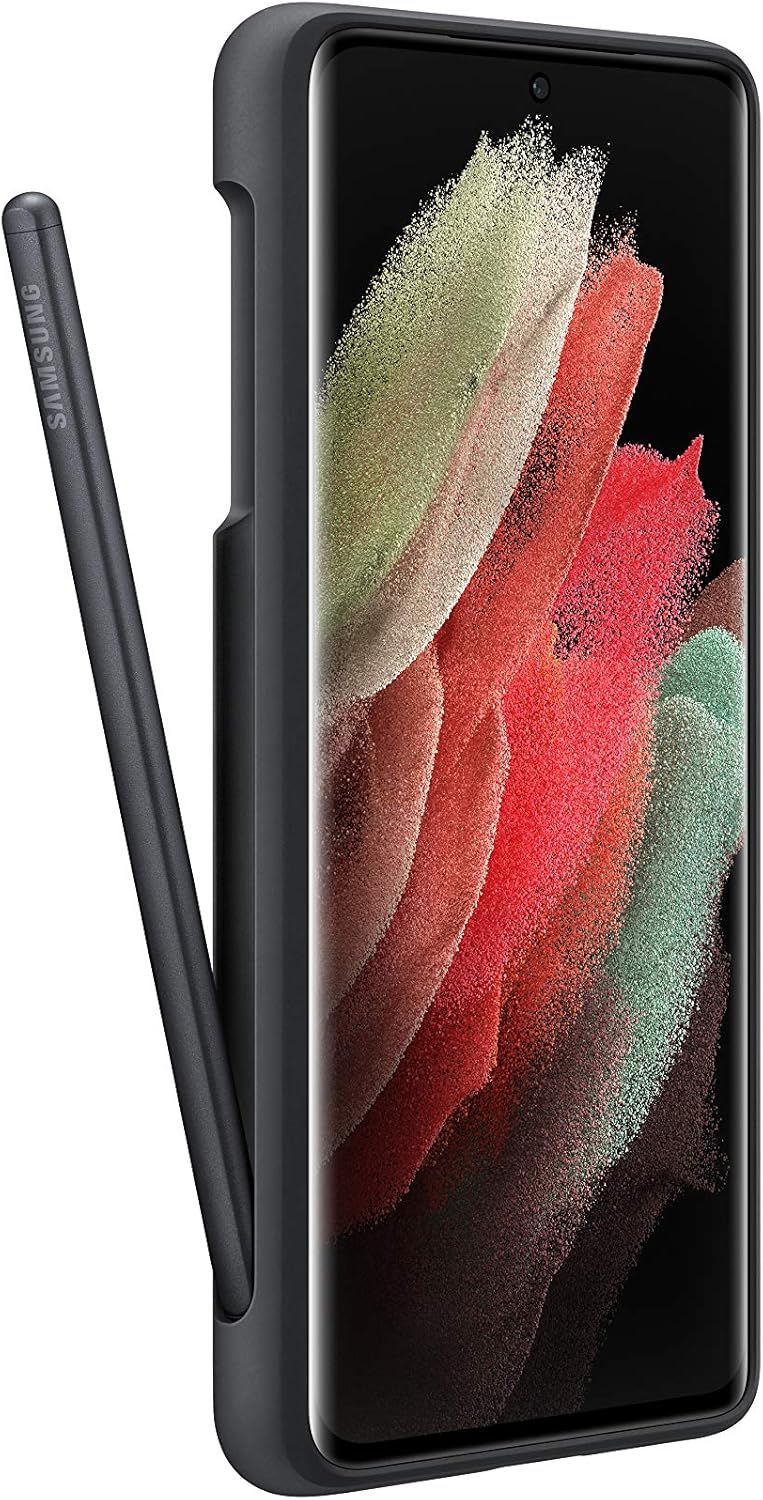 Samsung Silicone Phone Cover with S Pen for Samsung Galaxy S21 Ultra 5G - Black by Samsung - Image 4