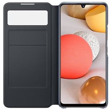Samsung Smart S View Wallet Cover Phone Case For Galaxy A42 (5G) - Black by Samsung - Image 3
