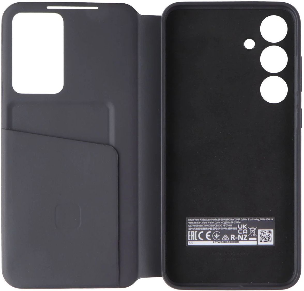 Samsung Smart View Wallet Phone Case for Galaxy S24+ - Black by Samsung - Refurbished - Brand New condition - Image 3