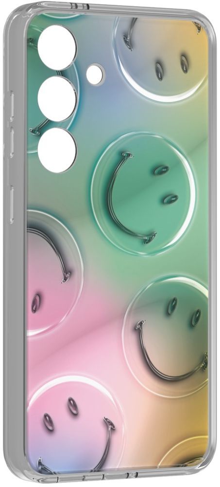 Samsung Smiley Bubble Flipsuit Card Phone Case for Samsung Galaxy S24 - Green by Samsung - Refurbished - Brand New condition - Image 3