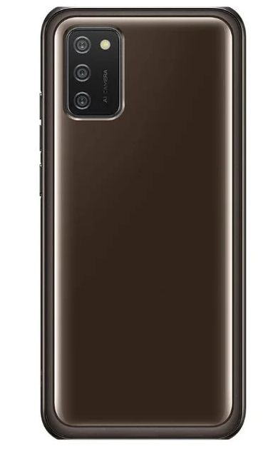 Samsung Soft Clear Cover for Galaxy A02 - Black by Samsung - Refurbished - Brand New condition - US$20.98