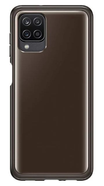 Samsung Soft Clear Cover for Galaxy A12 - Black by Samsung - Refurbished - Good condition - US$20.98