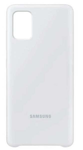 Samsung Soft Touch Silicone Cover for Galaxy A51 - White by Samsung - Refurbished - Brand New condition - US$30.98