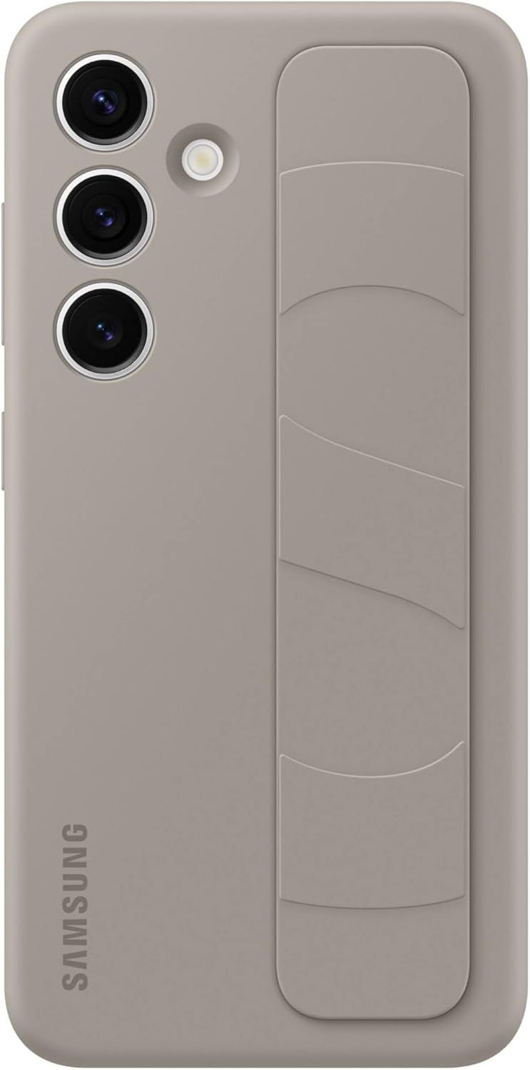 Samsung Standing Grip Phone Case for Galaxy S24+ - Taupe by Samsung - Refurbished - Brand New condition - CA$80.49