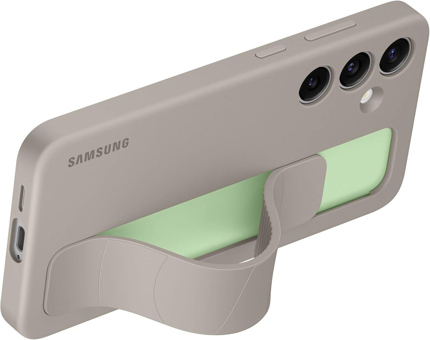 Samsung Standing Grip Phone Case for Galaxy S24+ - Taupe by Samsung - Image 4