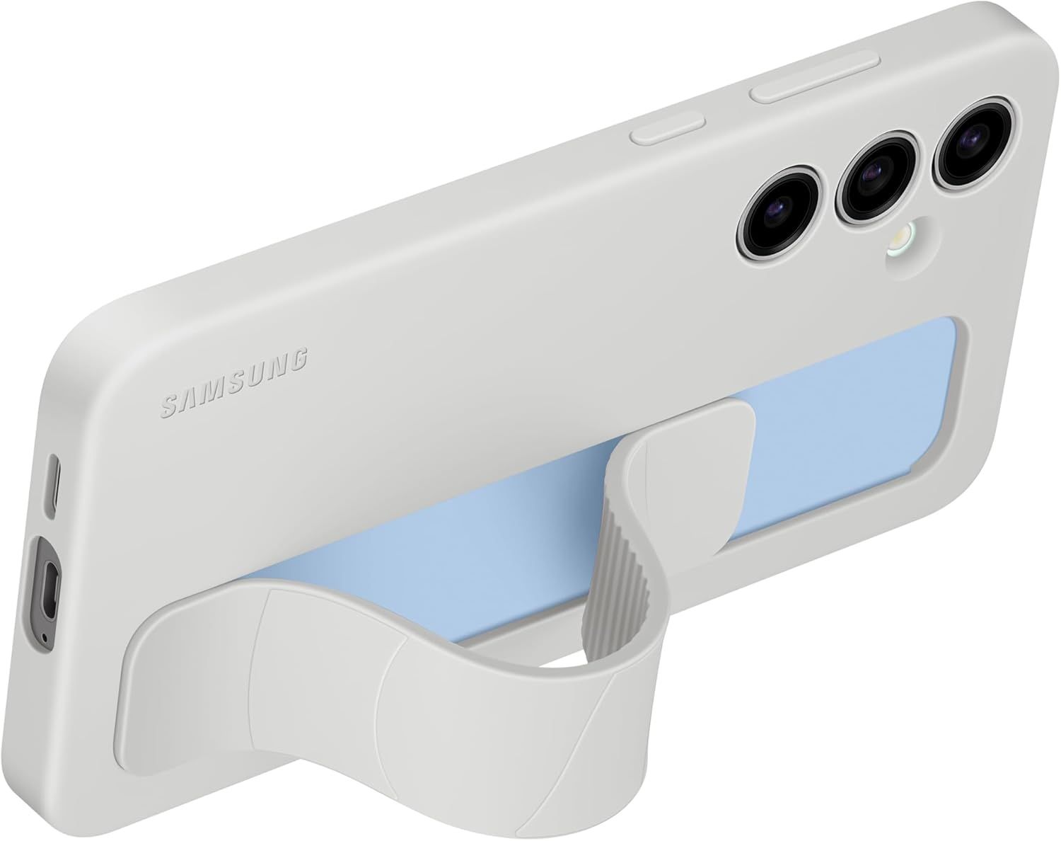 Samsung Standing Grip Phone Case for Samsung Galaxy S24 FE - Gray by Samsung - Image 4
