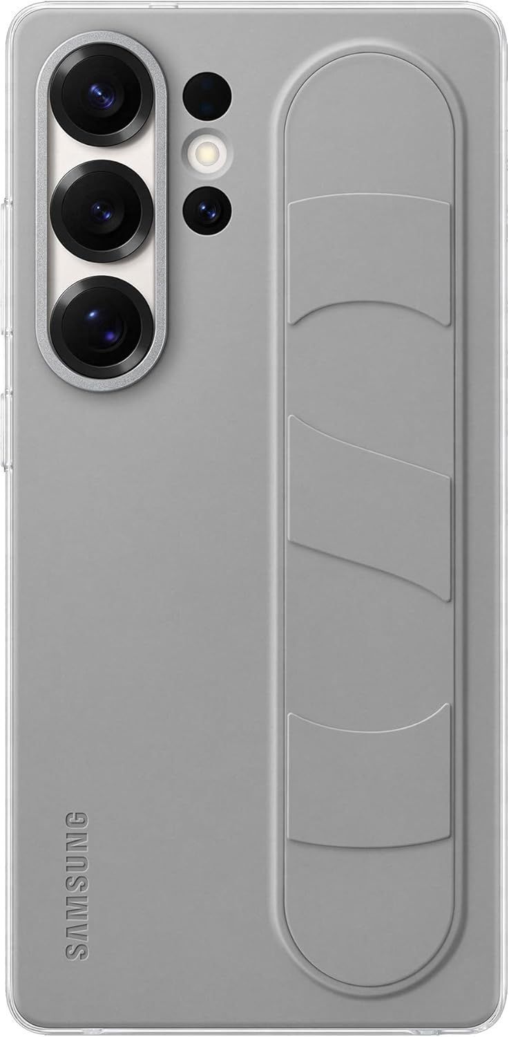 Samsung Standing Grip Phone Case for Samsung Galaxy S25 Ultra - Gray by Samsung - Refurbished - Brand New condition - CA$150.99