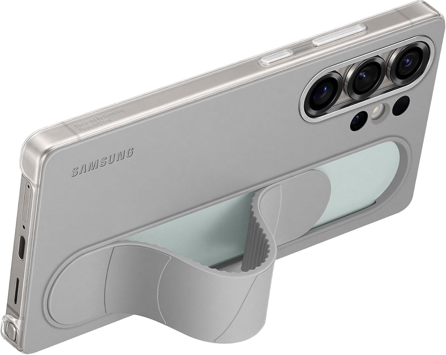Samsung Standing Grip Phone Case for Samsung Galaxy S25 Ultra - Gray by Samsung - Image 3