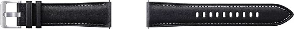 Samsung Stitch Leather Band (20mm) - Black by Samsung - Image 2