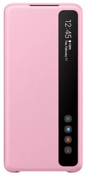 Samsung S-View Flip Cover Case for Galaxy S20+ and S20+ 5G - Pink by Samsung - Refurbished - Good condition - US$61.44