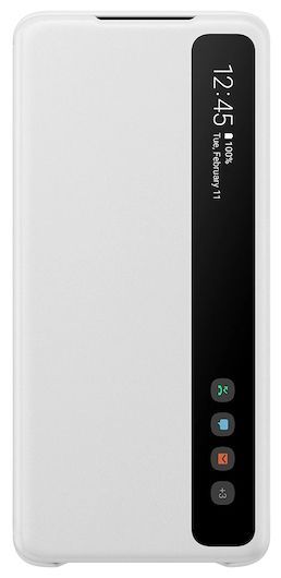 Samsung S-View Flip Cover Case for Galaxy S20+ and S20+ 5G - White by Samsung - Refurbished - Good condition - US$50.98
