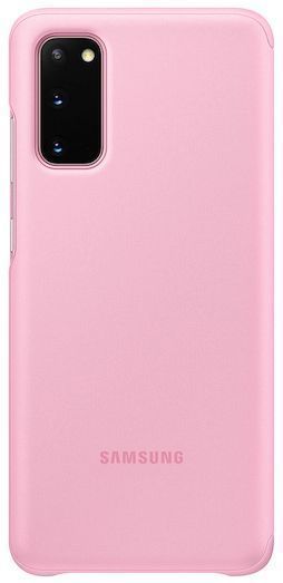 Samsung S-View Flip Phone Cover for Galaxy S20 (5G) - Pink by Samsung - Image 2