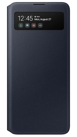 Samsung S View Wallet Phone Cover for Galaxy A51 (5G) - Black by Samsung - Refurbished - Very Good condition - US$46.98