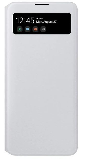 Samsung S View Wallet Phone Cover for Galaxy A51 (5G) - White by Samsung - Refurbished - Brand New condition - US$28.98