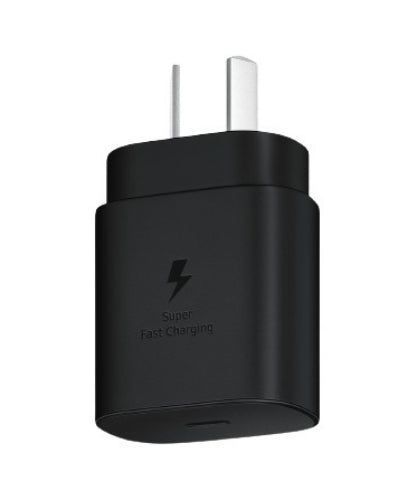 Samsung 25W USB-C Fast Charging Wall Charger - Black by Samsung - Refurbished - Good condition - US$25.99