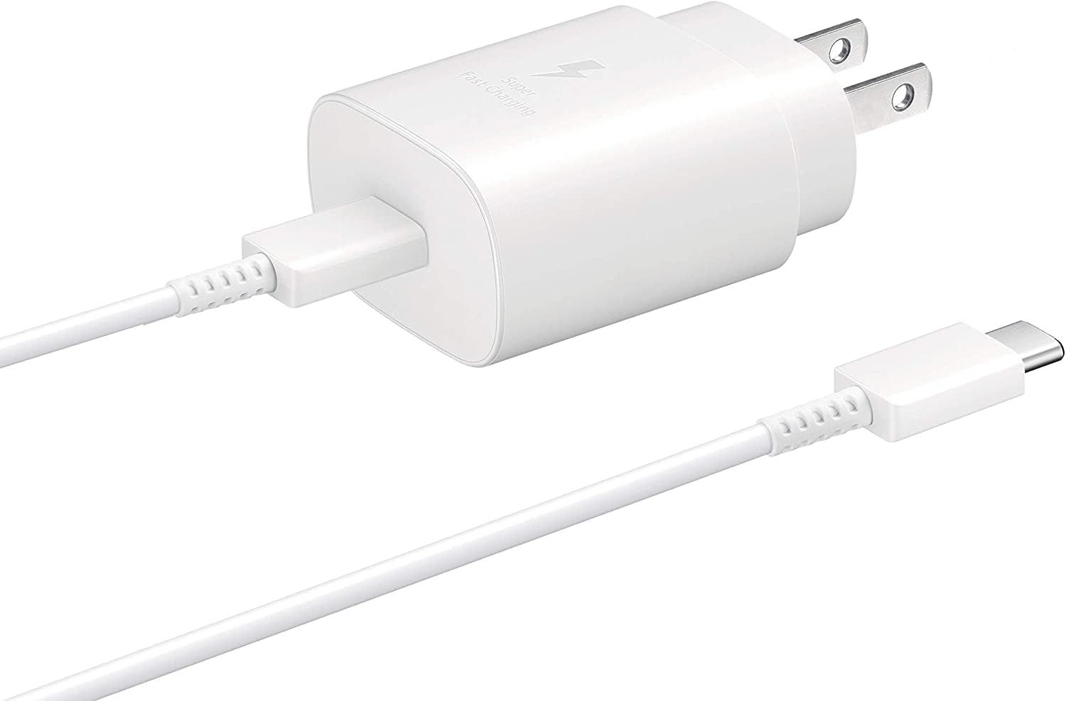 Samsung 25W USB-C Fast Charging Wall Charger - White by Samsung - Refurbished - Very Good condition - Image 3