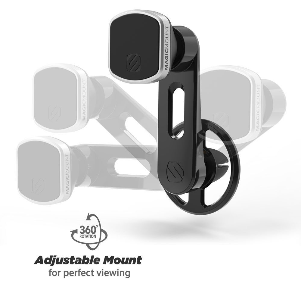 Scosche MagicMount Pro Freeflow Vent Phone Mount with Magnetic Plate - Black by Scosche - Refurbished - Brand New condition - Image 4