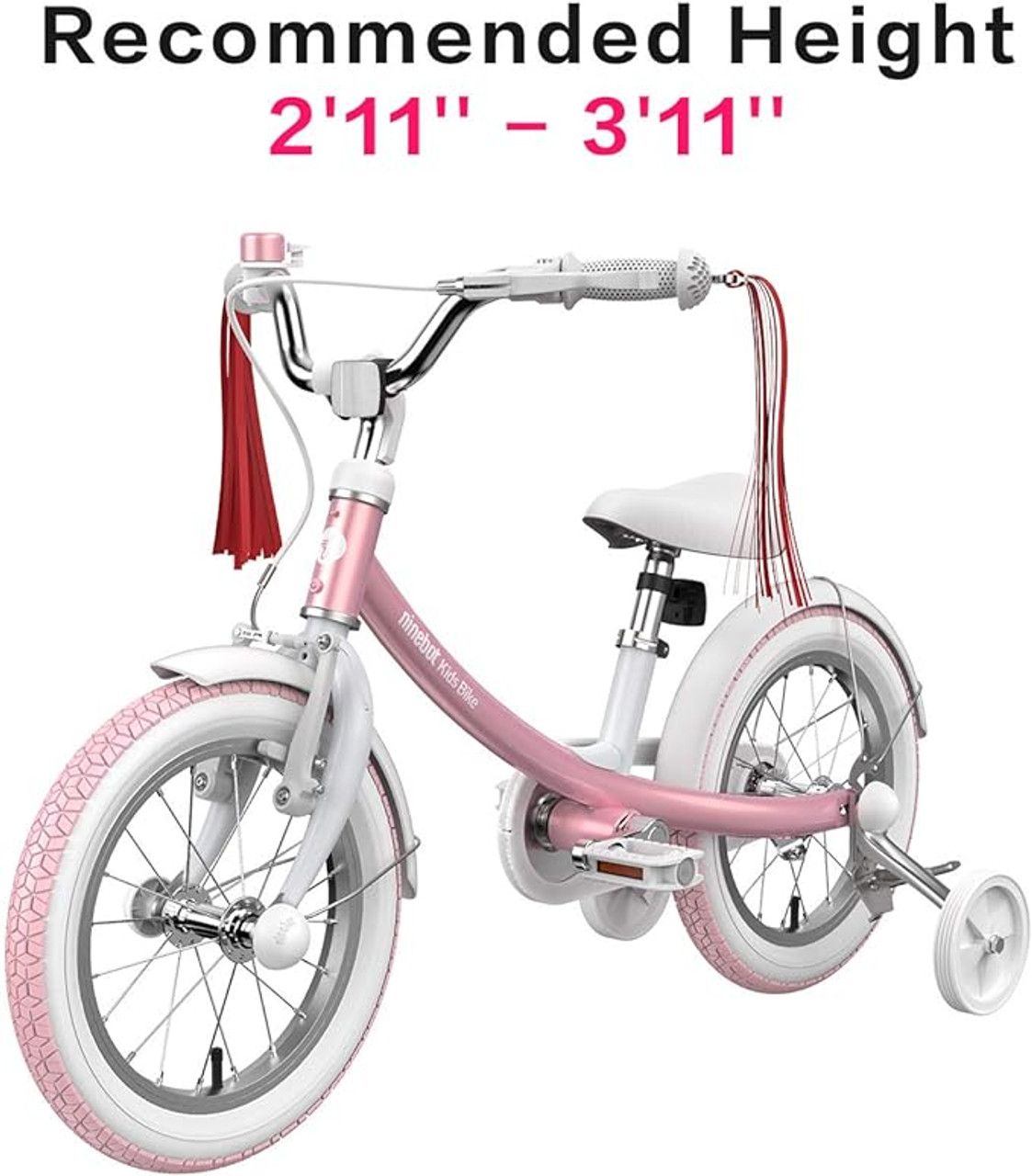 Segway Ninebot N1KG14 Kids Bicycle 14" - Pink by Segway - Image 3