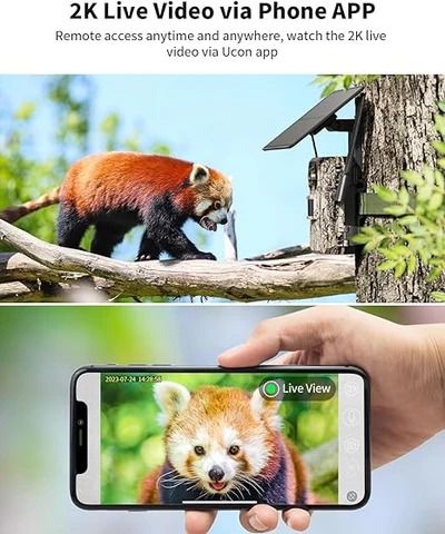 SEHMUA Wireless Trail Camera 720p Video Motion Activated Low-Glow RBX-H10 - Camo by SEHMUA - Image 2