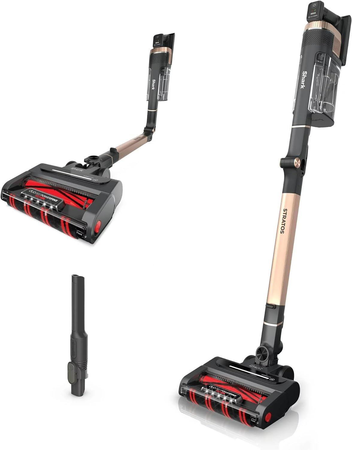 Shark IZ840H Cordless Stick Vacuum Cleaner with Clean Sense IQ & DuoClean PowerFins HairPro MultiFLEX - Rose Gold by Shark - Image 3