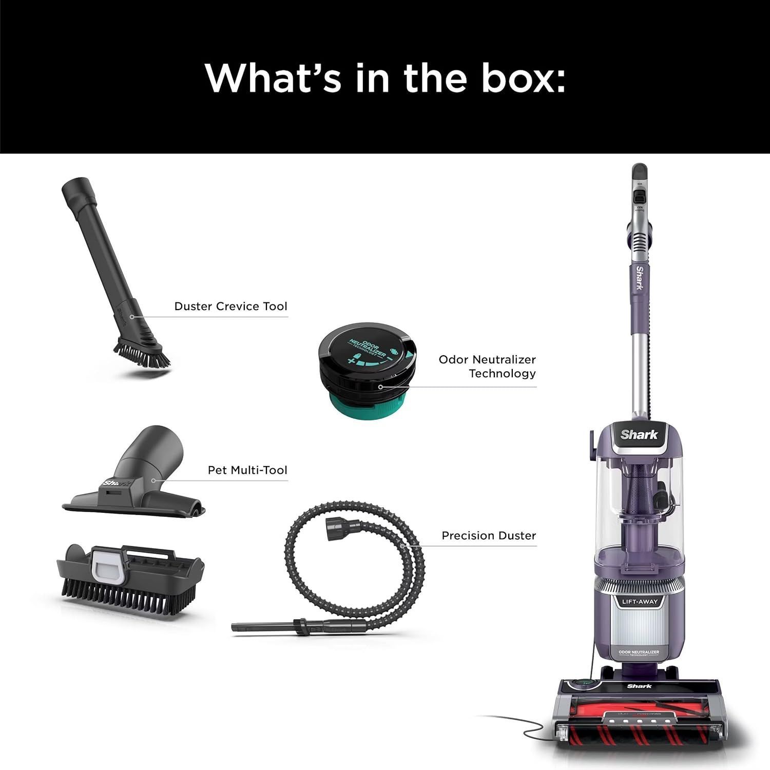 Shark LA701 Rotator Pet Lift-Away ADV Upright Vacuum Cleaner - Purple by Shark - Refurbished - Like New condition - Image 9