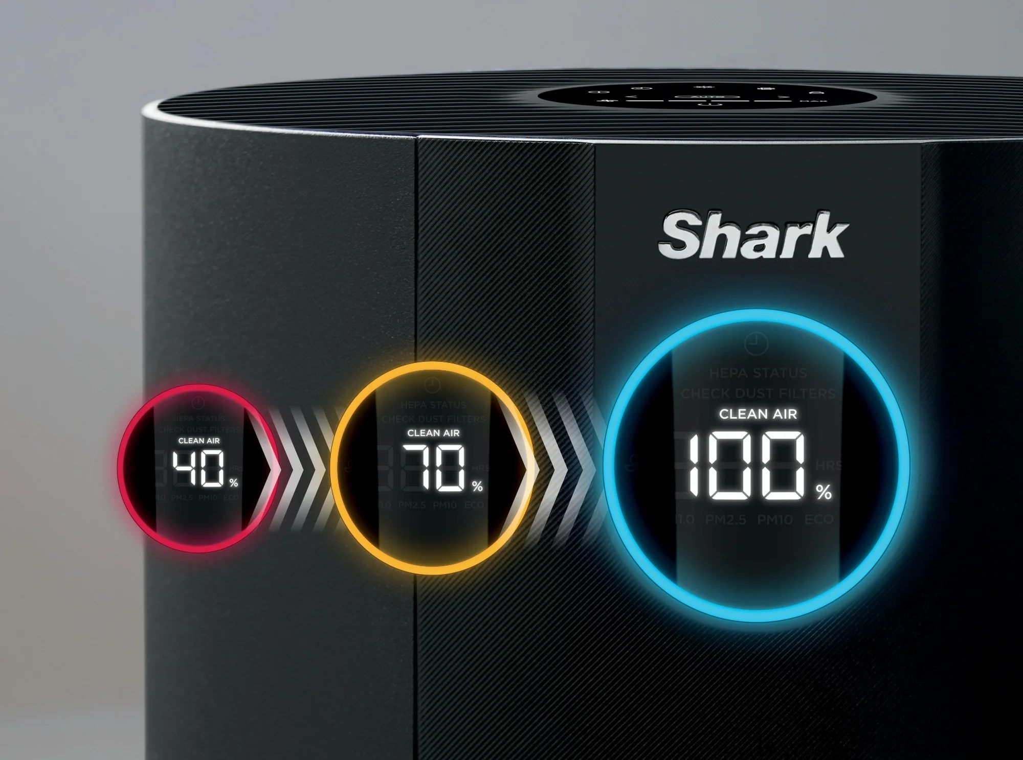 Shark NeverChange Air Purifier MAX 1200 sq. ft. - Charcoal Grey by Shark - Image 2