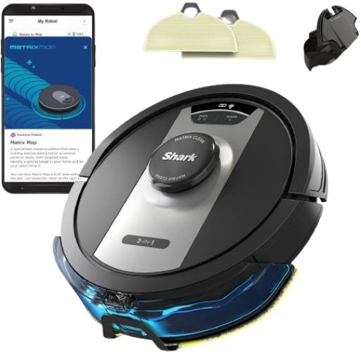 Shark RV2400 IQ Robot 2-in-1 Vacuum - Black/Silver by Shark - Refurbished - Like New condition - US$555.99