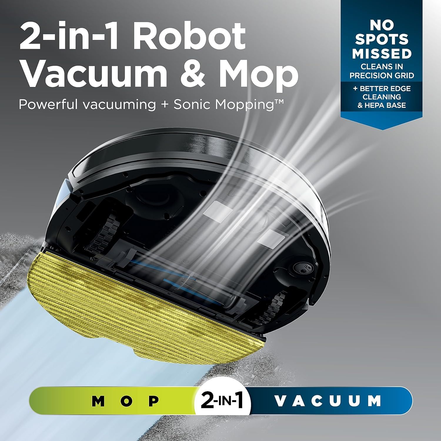 Shark RV2610WA Matrix Plus 2-in-1 Robot Vacuum and Mop with XL HEPA Self-Empty Base - Black by Shark - Refurbished - Very Good condition - Image 2