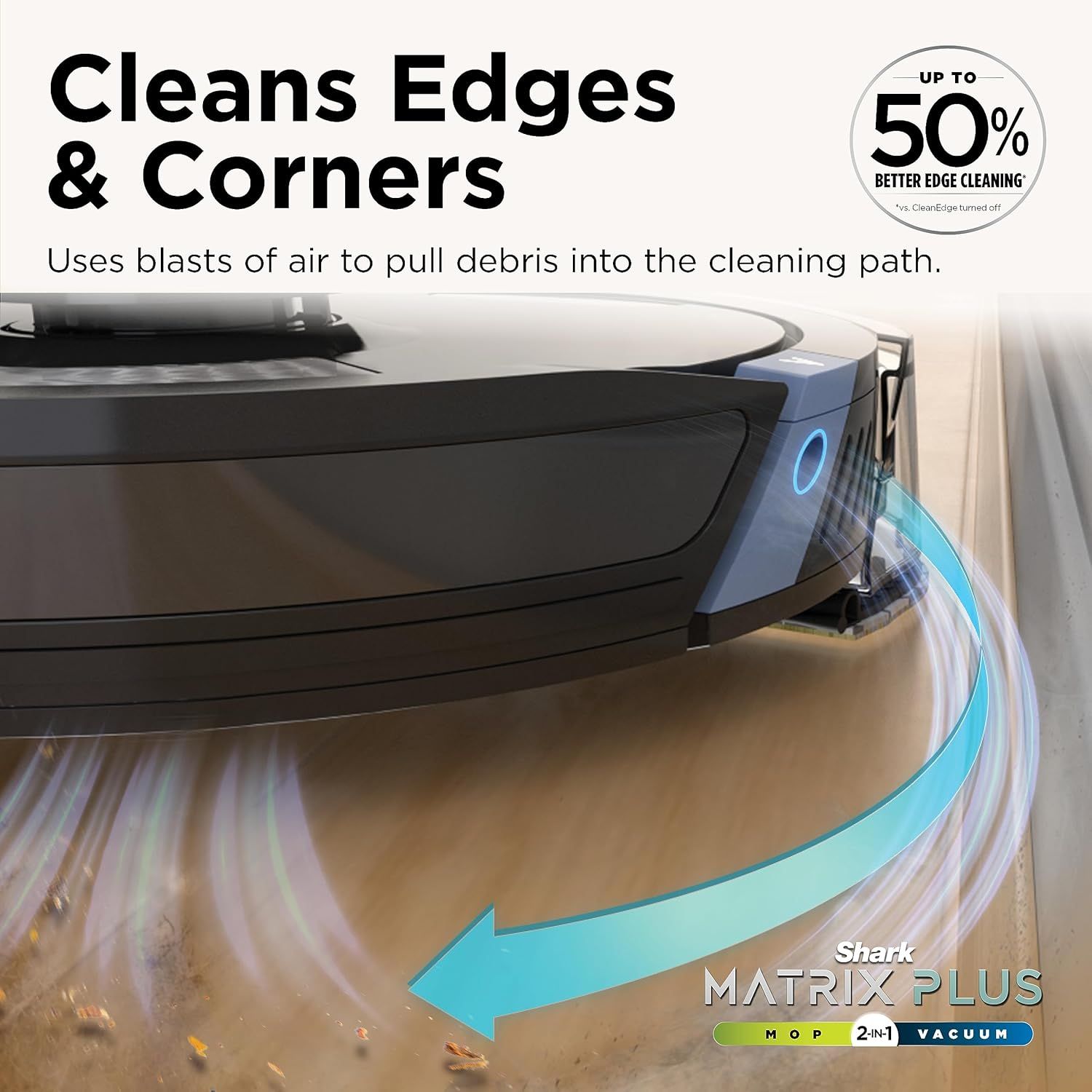 Shark RV2610WA Matrix Plus 2-in-1 Robot Vacuum and Mop with XL HEPA Self-Empty Base - Black by Shark - Refurbished - Very Good condition - Image 5