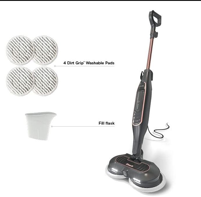 Shark S7201 Steam & Scrub with Steam Blaster - Black by Shark - Refurbished - Very Good condition - Image 2