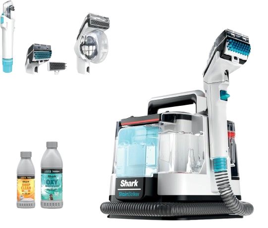 Shark Stainstriker Portable Carpet And Upholstery Cleaner PX201 - White by Shark - Refurbished - Premium condition - US$101.99