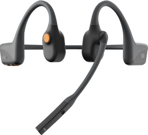 Shokz OpenComm Bone Conduction Stereo Bluetooth Headset - Slate Grey by Shokz - Refurbished - Very Good condition - US$201.49
