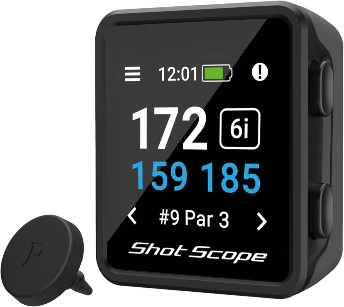 Shot Scope H4 Handheld Golf GPS with Shot Tracking - Black by Shot Scope - Refurbished - Very Good condition - CA$202.48