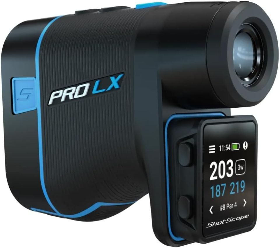 Shot Scope PRO LX+ (2nd Gen) Laser Rangefinder with GPS Attachment - Blue by Shot Scope - Refurbished - Excellent condition - CA$475.98
