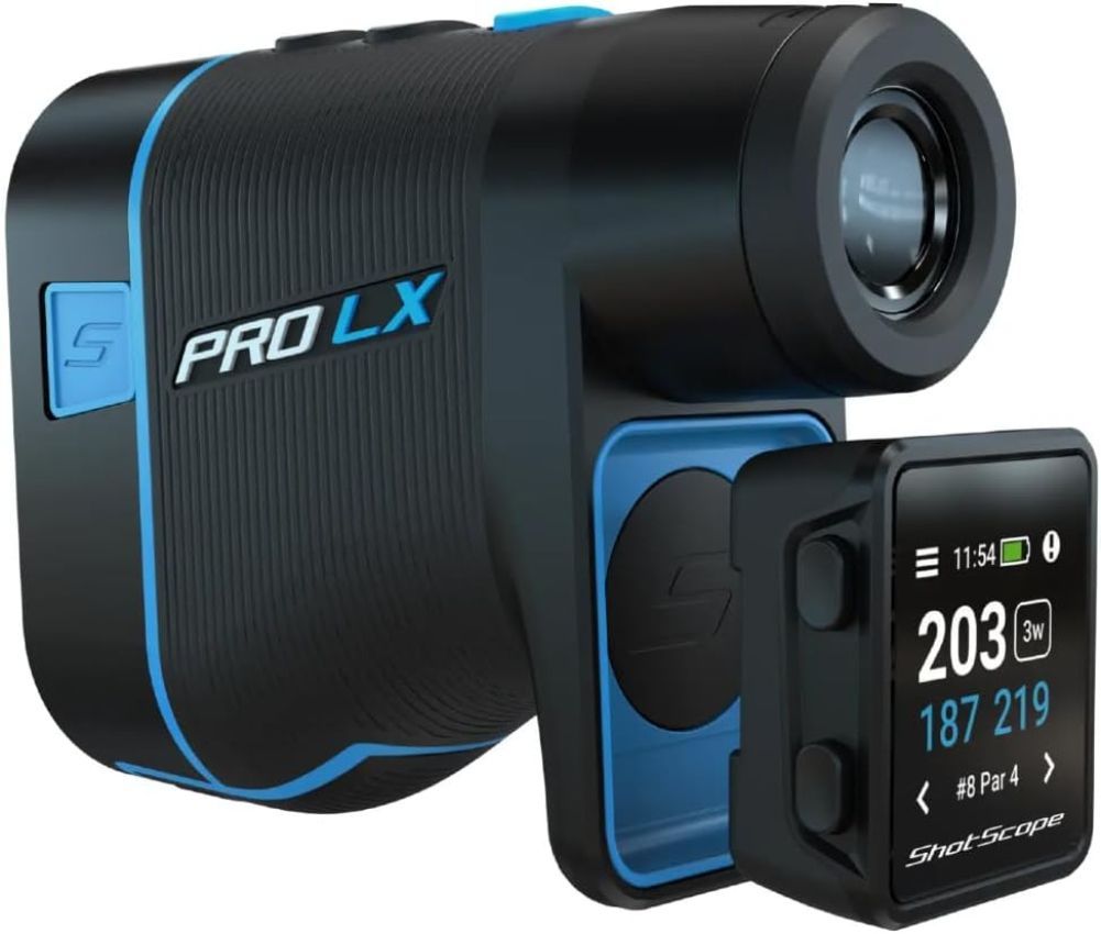 Shot Scope PRO LX+ (2nd Gen) Laser Rangefinder with GPS Attachment - Blue by Shot Scope - Image 3