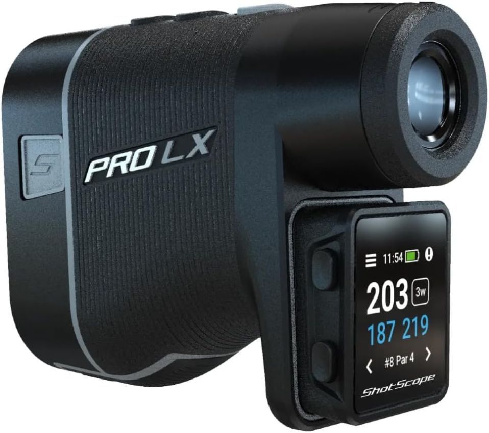 Shot Scope PRO LX+ (2nd Gen) Laser Rangefinder with GPS Attachment - Gray by Shot Scope - Refurbished - Excellent condition - CA$475.98