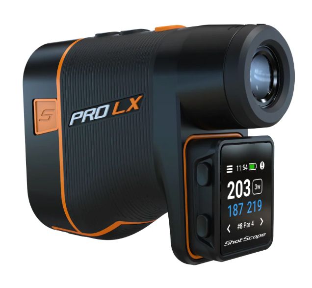 Shot Scope PRO LX+ (2nd Gen) Laser Rangefinder with GPS Attachment - Orange by Shot Scope - Refurbished - Excellent condition - CA$475.98