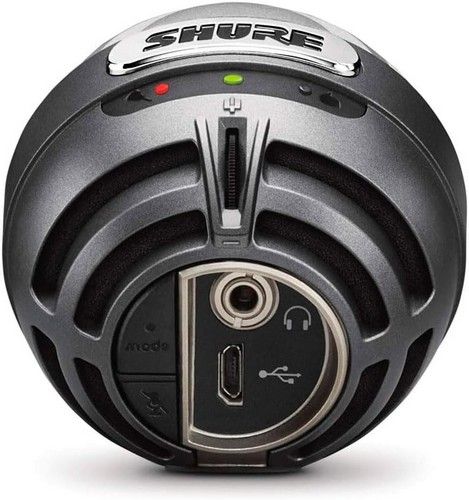 Shure MV5 Digital Condenser Microphone - Grey/Black by Shure - Refurbished - Like New condition - Image 4