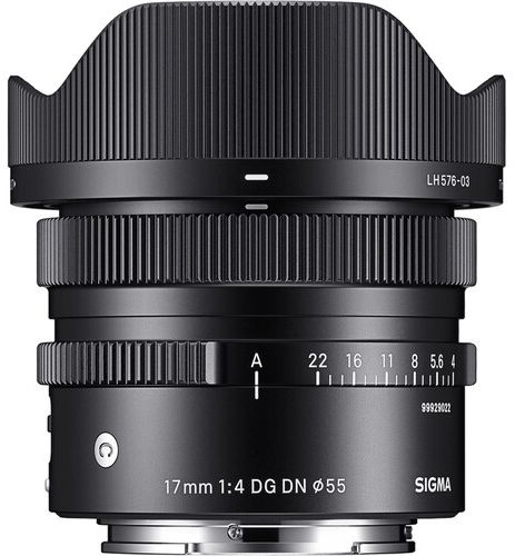 Sigma 17mm F4 DG DN Lens for Sony E - Black by Sigma - Refurbished - Like New condition - CA$706.99