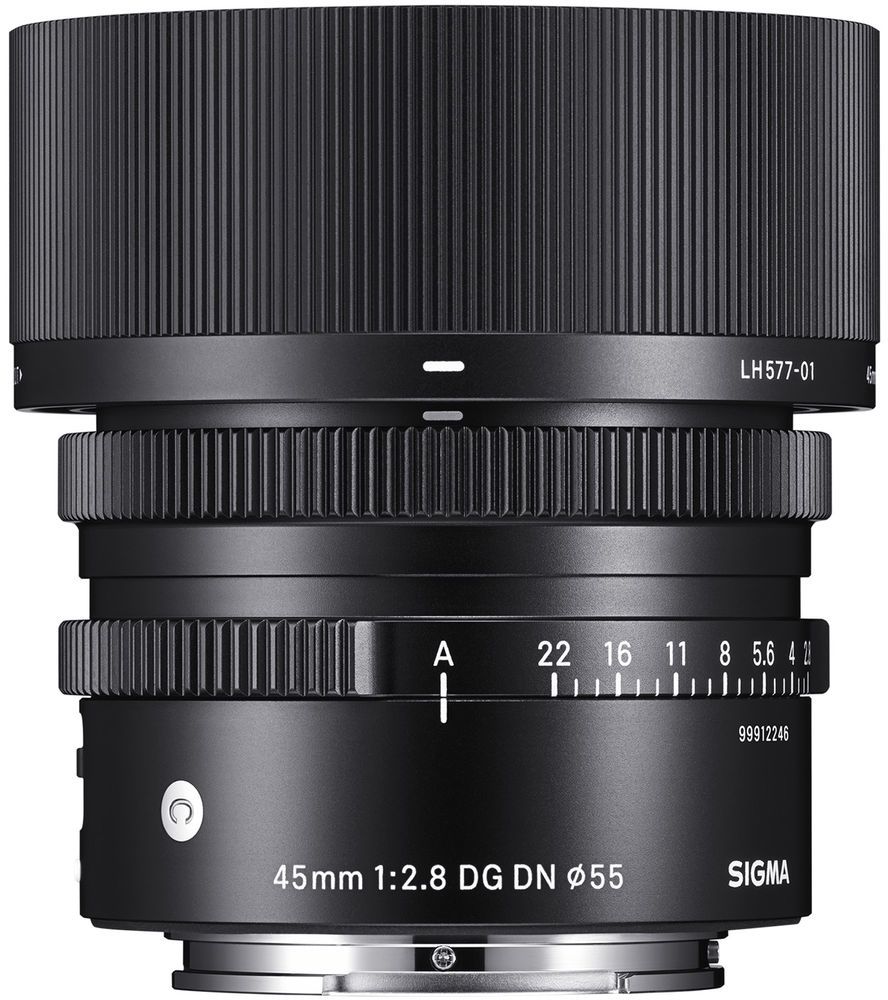 Sigma 45mm F2.8 DG DN Contemporary Lens for Leica L - Black by Sigma - Refurbished - Like New condition - CA$505.98
