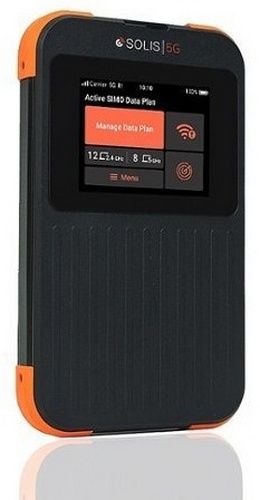 SIMO Solis 5G WiFi Mobile Hotspot for Travel - Local & International Coverage Router - Orange/Black by SIMO - Image 2