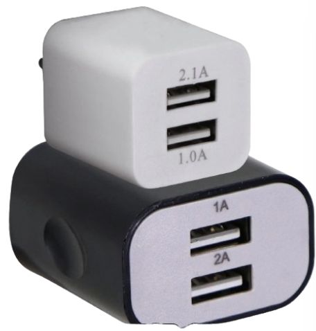 Simple Cell Dual USB Wall Charger Travel Adapters (2.0A and Up) - Default by Simple Cell - Refurbished - Brand New condition - US$8.33