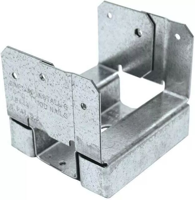 Simpson Strong-Tie ABA44Z ZMAX Galvanized 16-Gauge 4x4 Adjustable Post Base - Grey by Simpson Strong-Tie - Refurbished - Like New condition - US$22.13